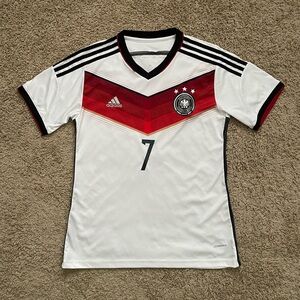 adidas Climacool 2013-15 Germany #7 Schweinsteiger soccer jersey Men's MEDIUM M